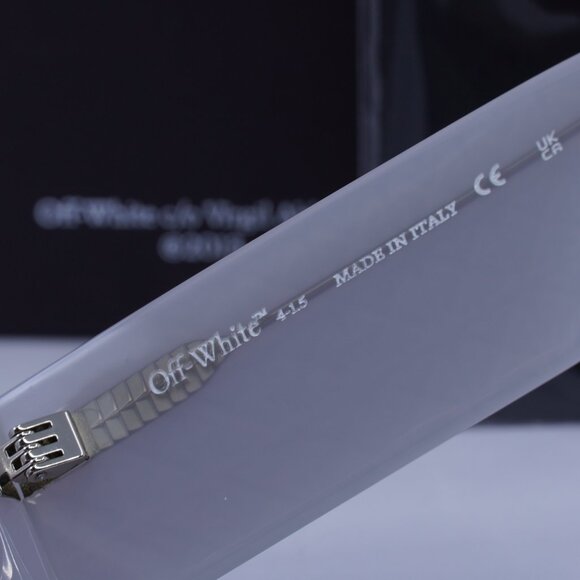 Off-White OERI141 CARY 0928 Rectangle Sunglasses – Grey/Burgundy - Picture 6 of 9